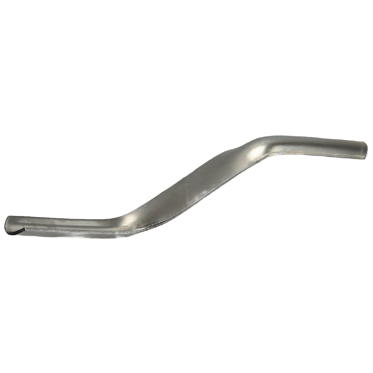 Curved steel brick jointer tool designed for shaping mortar joints in masonry with durable construction for home improvement use
