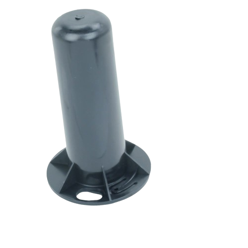 Black durable plastic PTO shaft cover designed for equipment protection in tools and home improvement projects