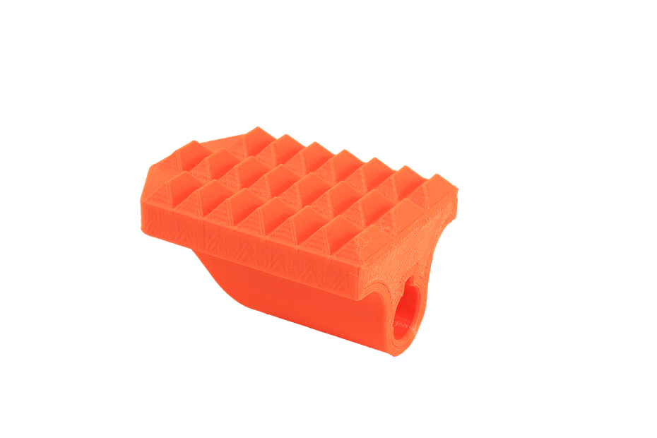 Orange textured differential pedal replacement part for subcompact tractors in home improvement tools under $50 collection