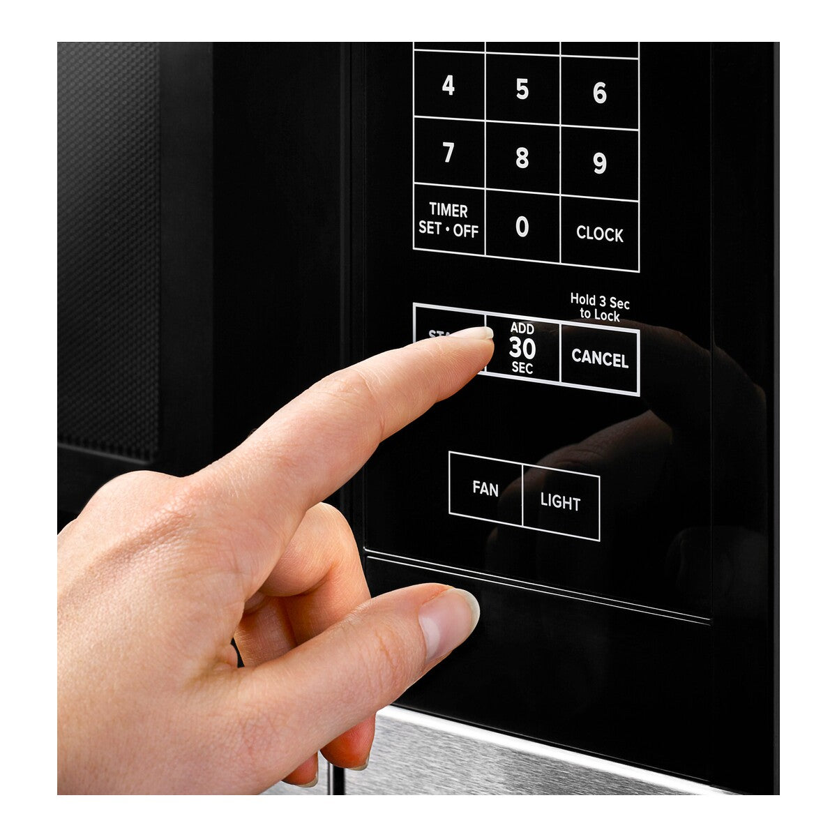 1.6 Cu. Ft. Over-the-Range Microwave with Add 0:30 Seconds