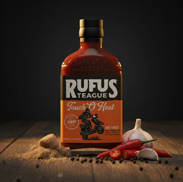Rufus Teague Touch O' Heat BBQ Sauce, 15.25 oz.