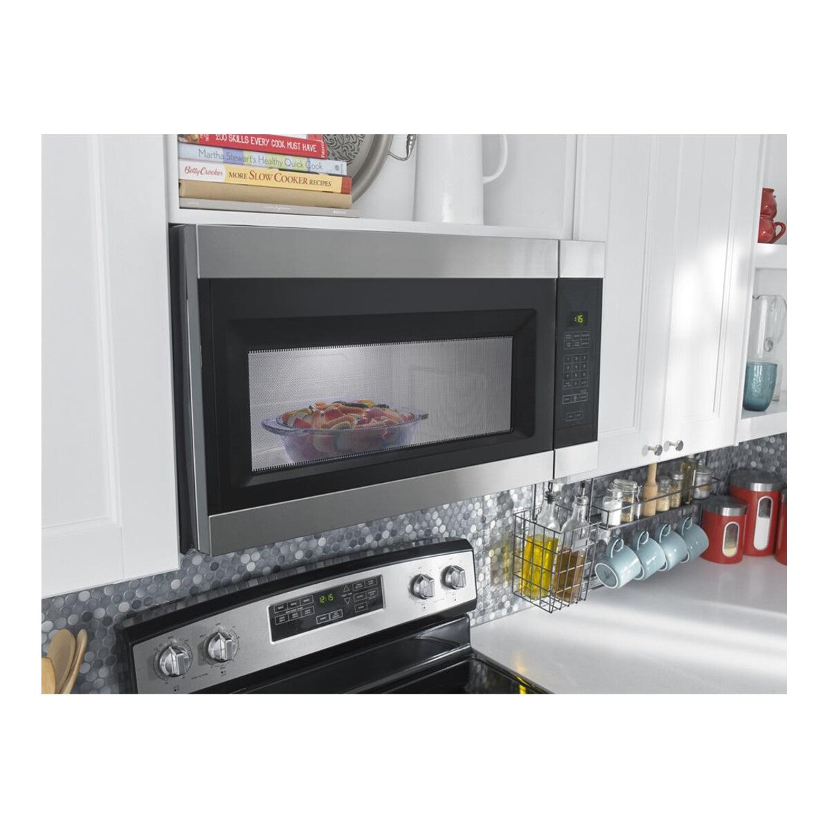 1.6 Cu. Ft. Over-the-Range Microwave with Add 0:30 Seconds