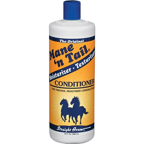 32 oz bottle of Mane 'N Tail conditioner with moisturizing formula for farm animal and grooming supplies.