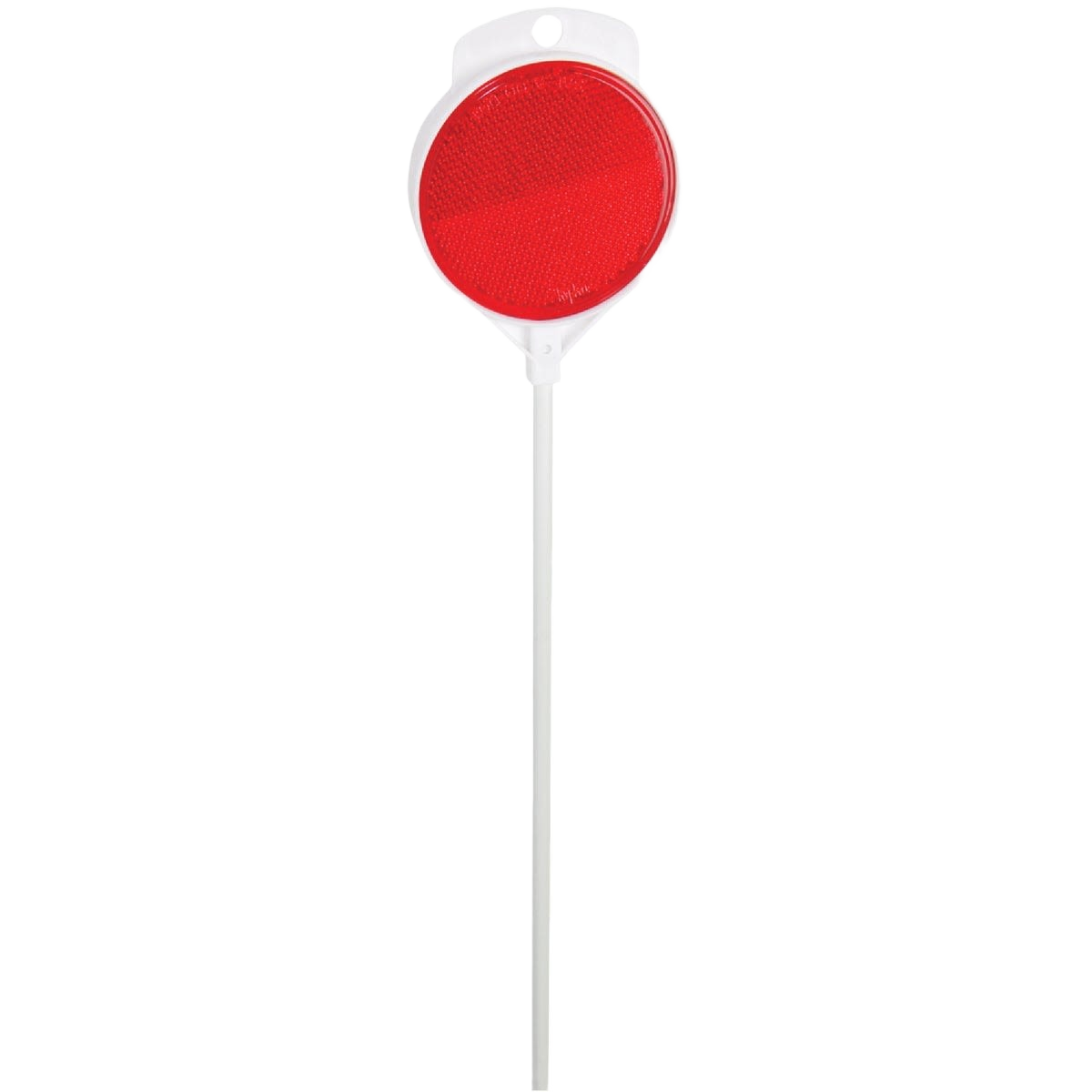 Red fiberglass driveway marker with reflective round head for traffic safety and home improvement under $50 collections