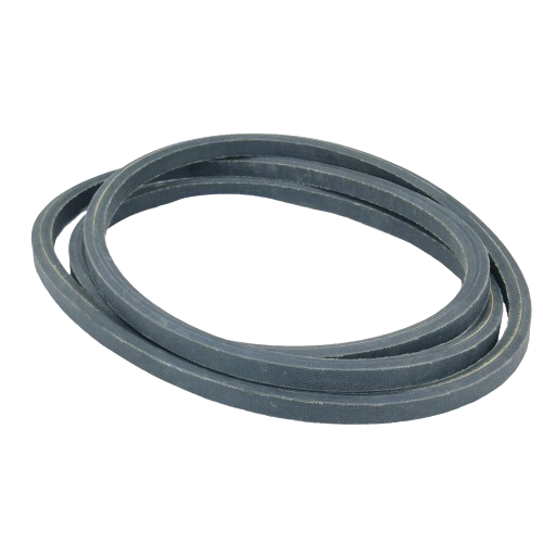 Black rubber V-belt for mower deck drive in John Deere parts and automotive tools and accessories collections