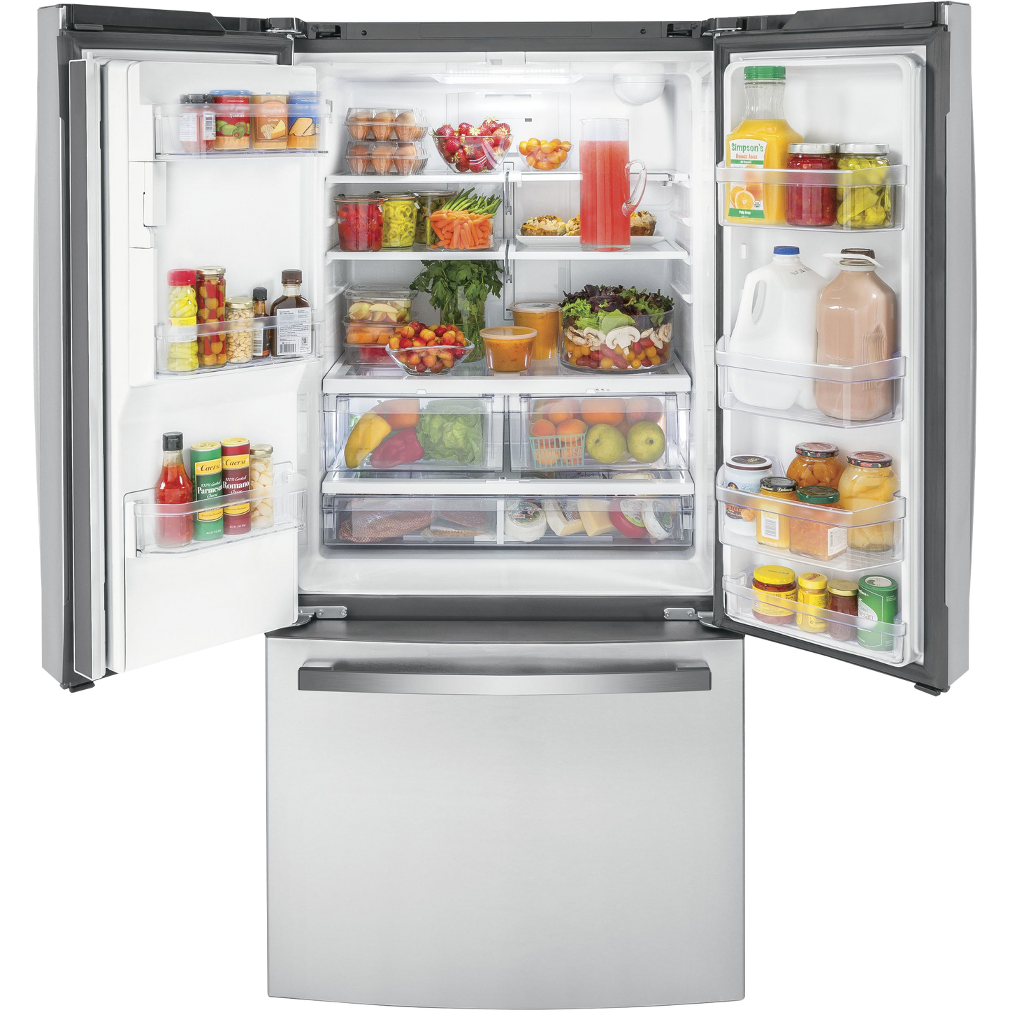 GE® ENERGY STAR® 17.5 Cu. Ft. Counter-Depth French-Door Refrigerator