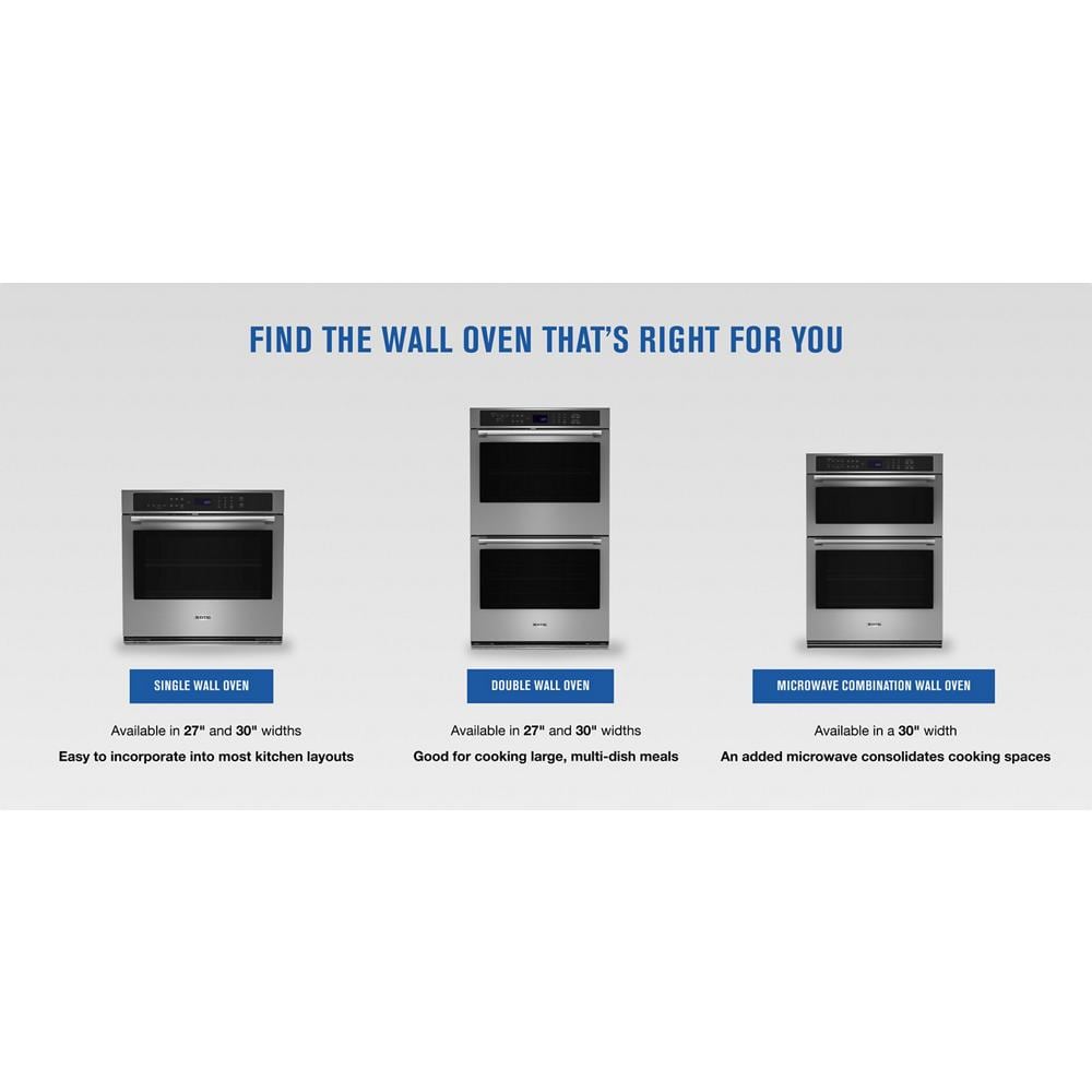 27-inch Double Wall Oven with Air Fry and Basket - 8.6 cu. ft.
