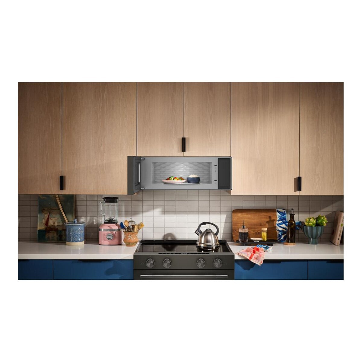 Smart Low Profile Microwave Hood Combination with Dual Fan Ventilation