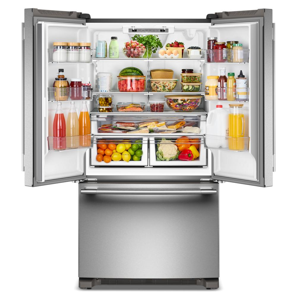 25 Cu. Ft. 36-Inch Standard-Depth French Door Refrigerator with Internal Water Dispenser