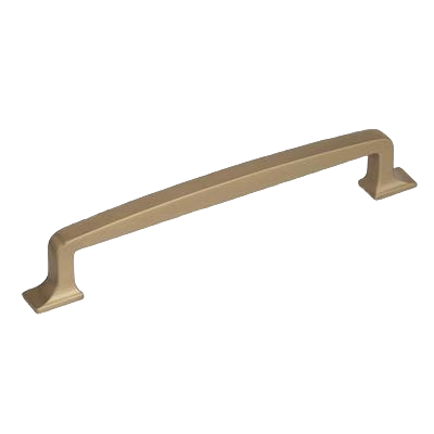 Golden champagne finished cabinet pull with sleek transitional design for Hardware and furniture accessories under $50 collections