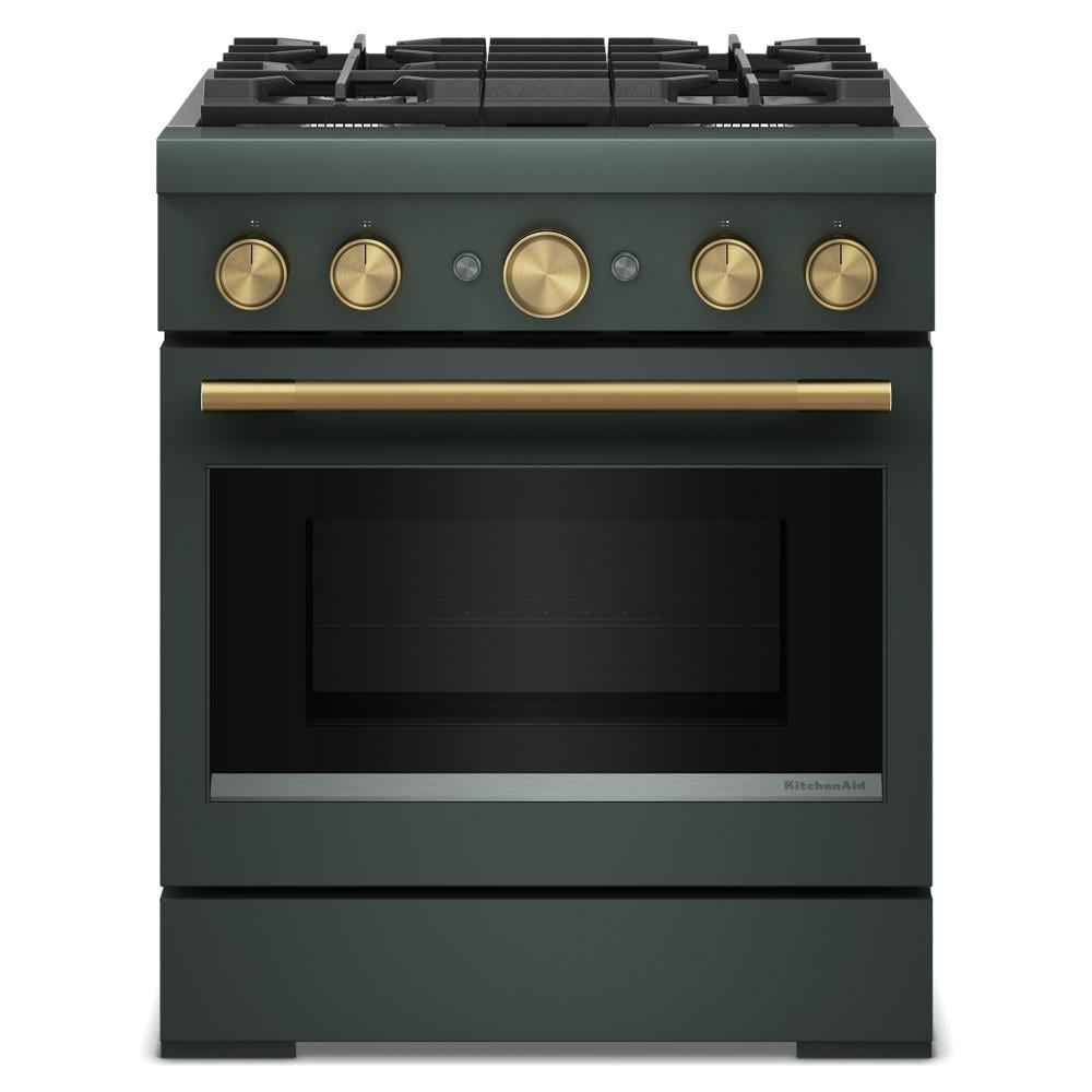 30-Inch 4 Burner Commercial-Style Dual Fuel Range with No Preheat Air Fry Mode