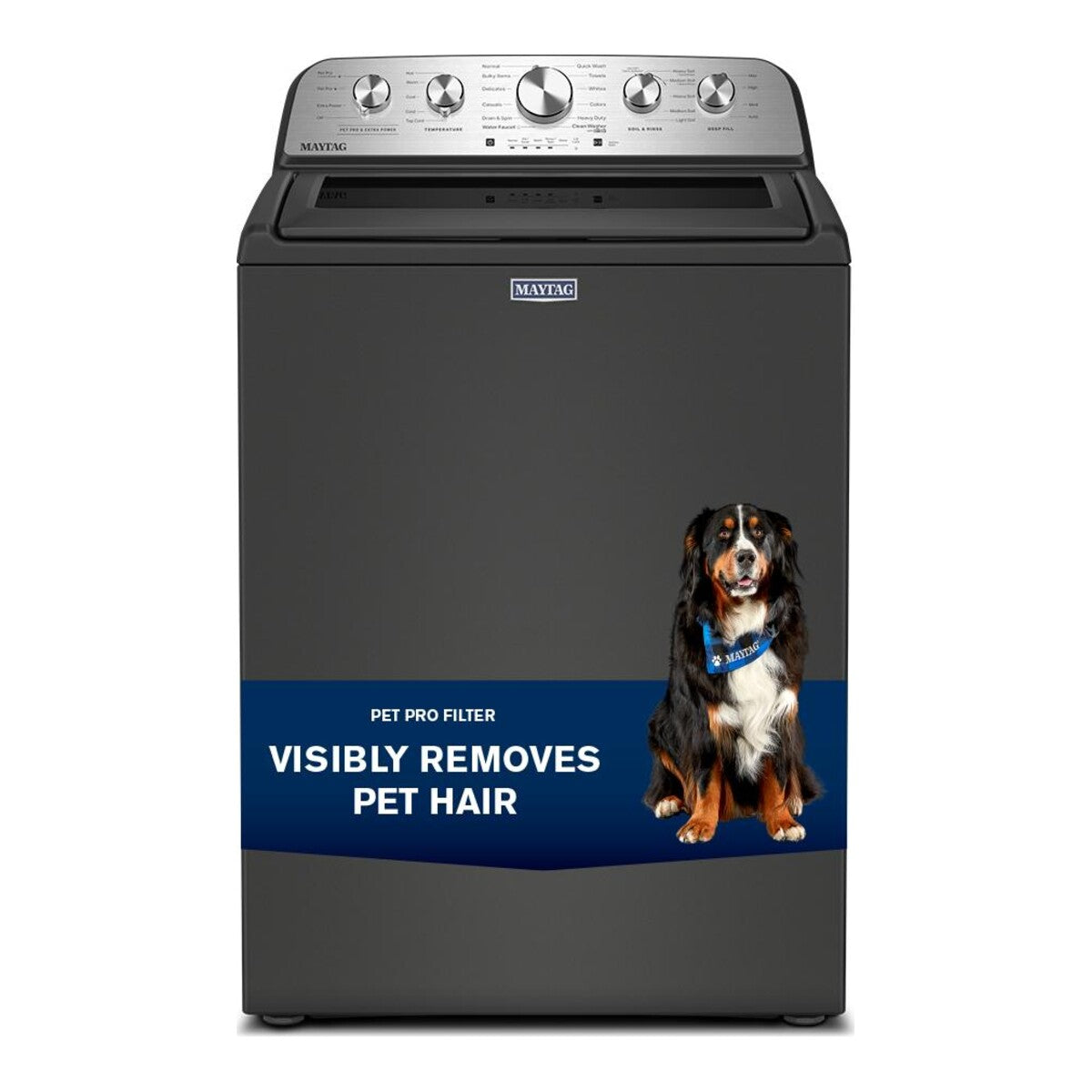 4.8 Cu Ft. Top Load Impeller Washer with Extra Power and Pet Pro Option