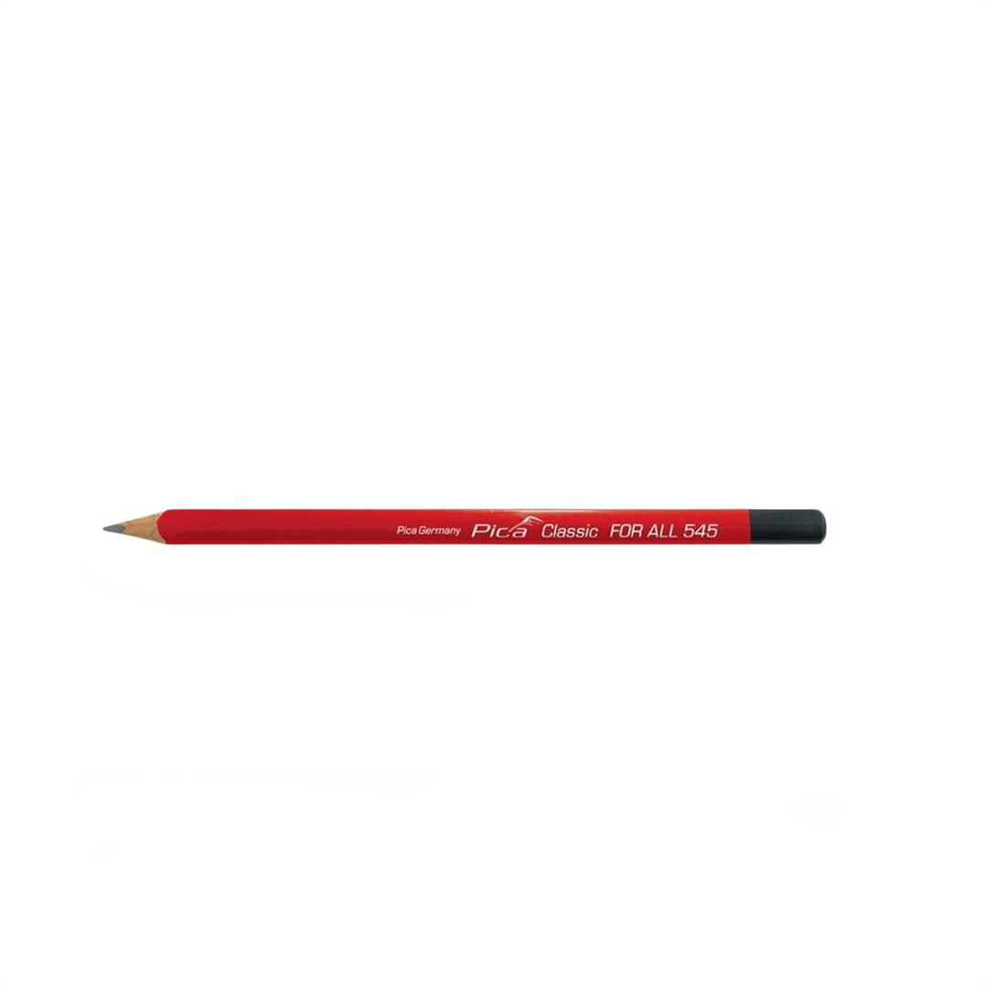 Red Pica Classic 545 FOR ALL pencil with universal 2B graphite lead for marking on multiple surfaces under $50 tools