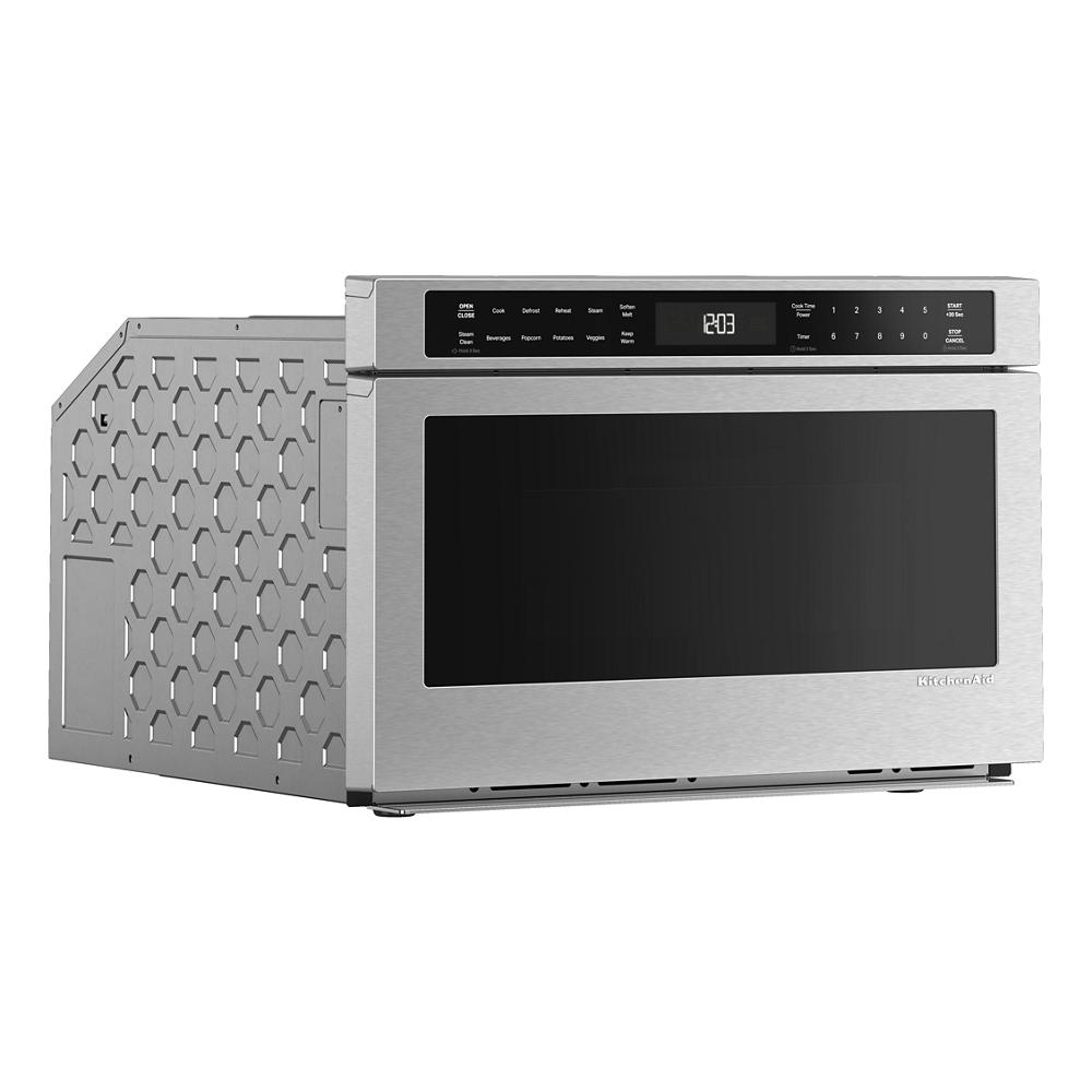 24" Under-Counter Microwave Oven Drawer with Steam Cooking