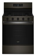 30-inch gas range with five control knobs, digital display, and EZ-2-Lift hinged grates from Ranges collection