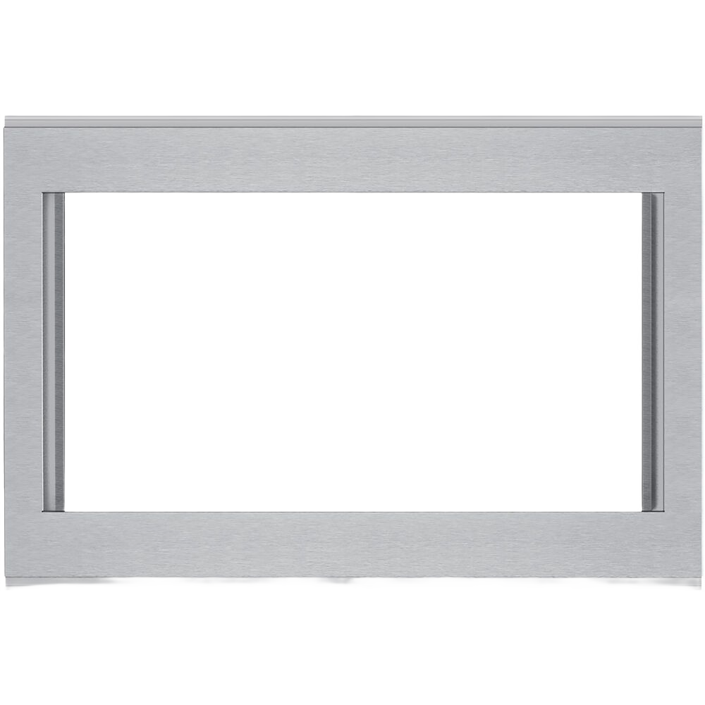 Silver stainless steel trim kit designed for built-in microwaves in Microwaves and Kitchen & Kitchenware collections