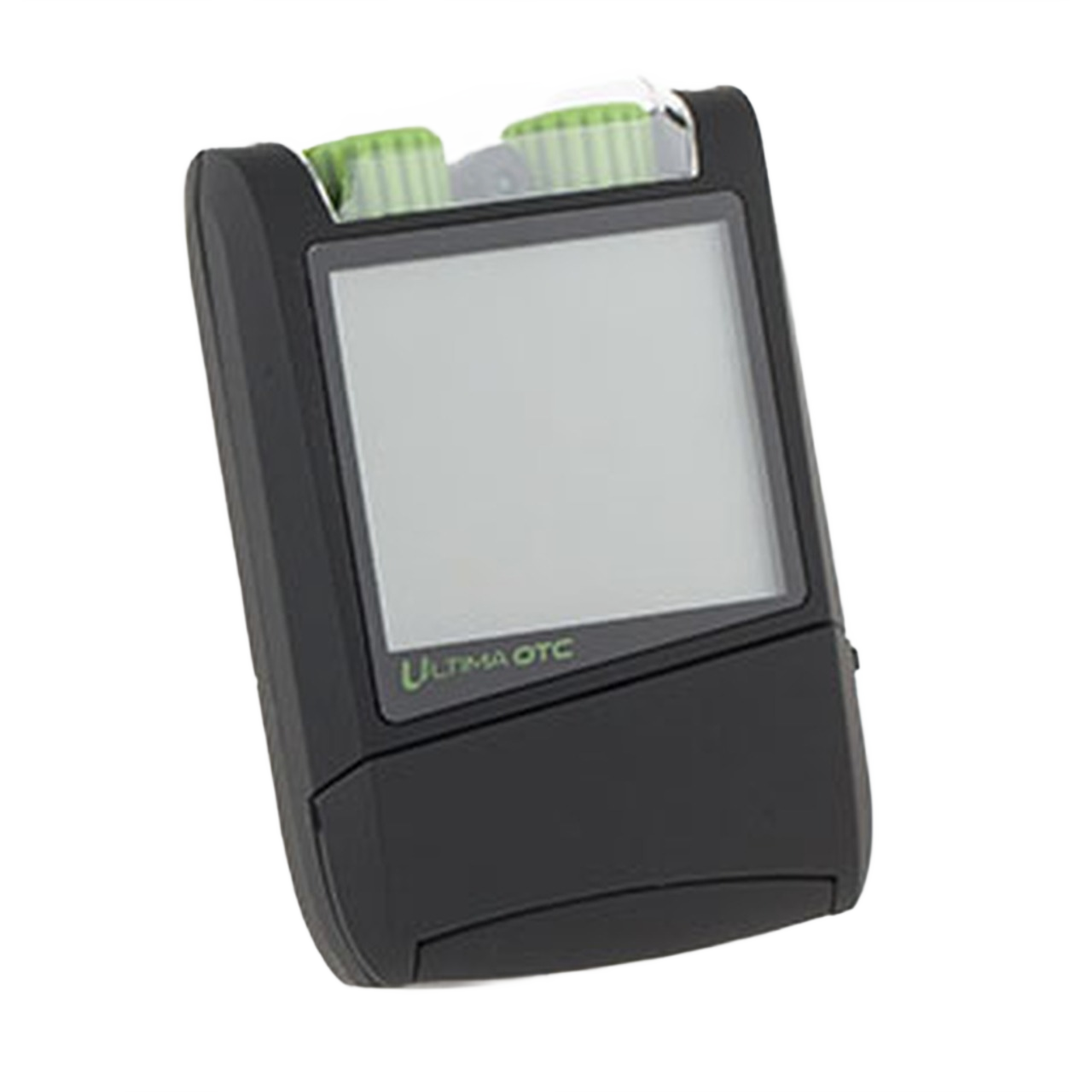 Compact black pain relief device with user-friendly screen for Health & Beauty collections under $100 and under $50 categories
