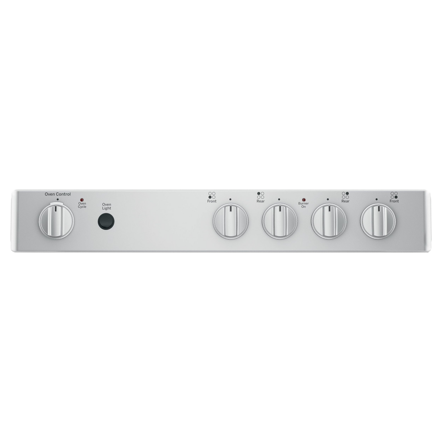 GE® ENERGY STAR® 24" Free-Standing/Slide-in Front Control Range with Steam Clean and Large Window