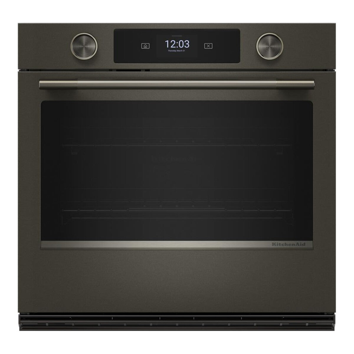30-inch Smart Electric Single Wall Oven with Assisted Cooking Modes - Black Ore