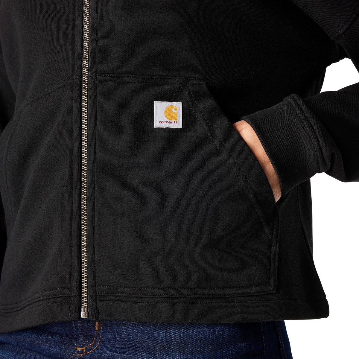 Carhartt Women's TENCEL Fiber Series Loose Fit Full-Zip Sweatshirt