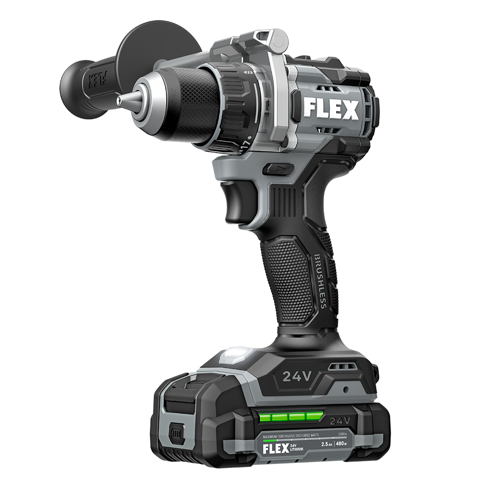 FLEX 24V 1/2" 2-Speed Drill Driver Kit