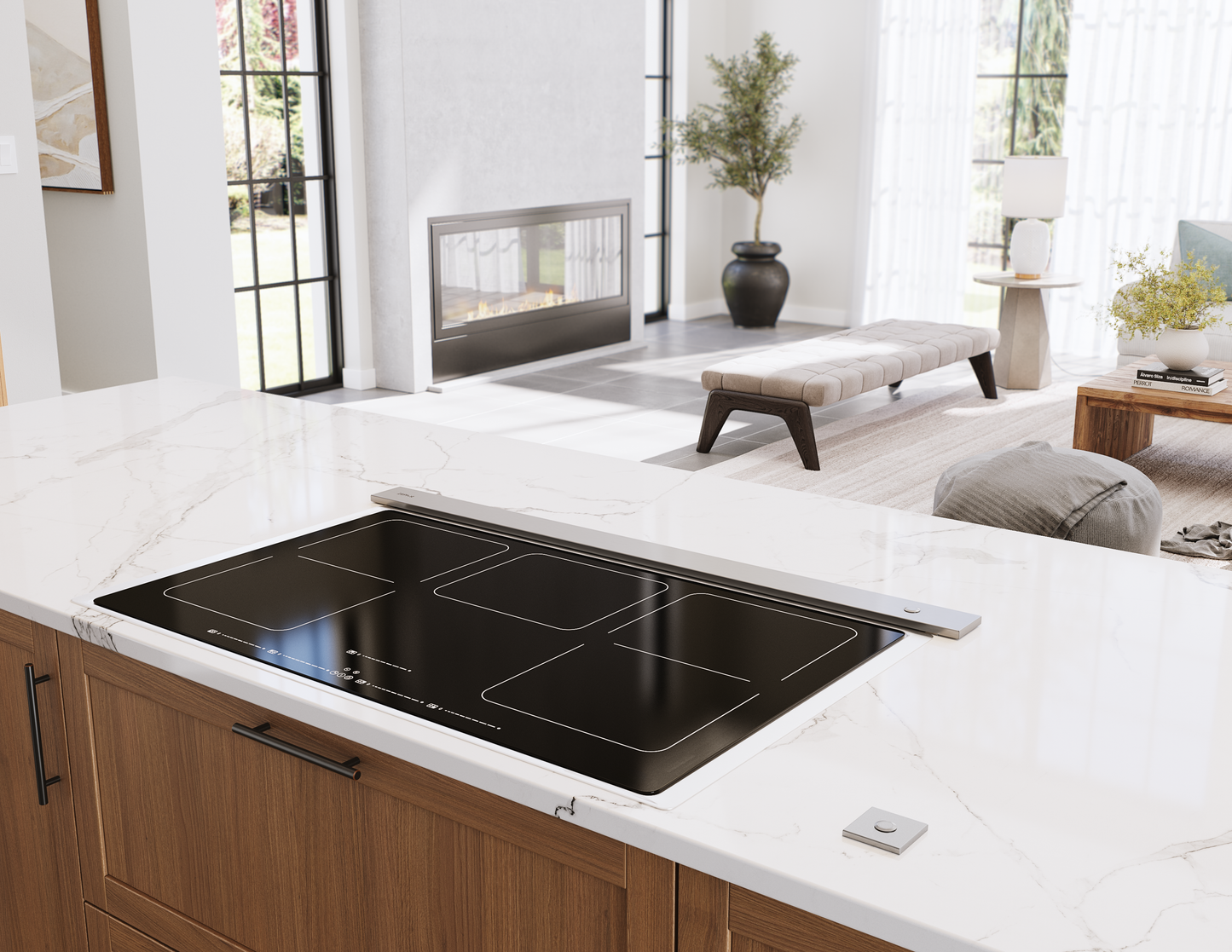 Treviso Downdraft, 14in Rise, 36in, SS
