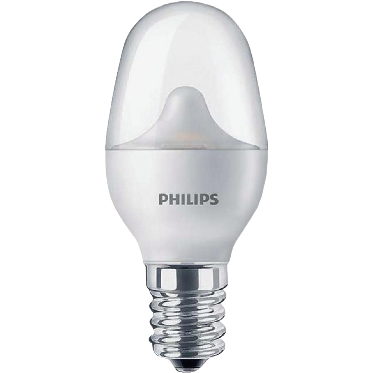 White LED night-light bulb with candelabra base for energy-efficient lighting in home improvement projects under $50