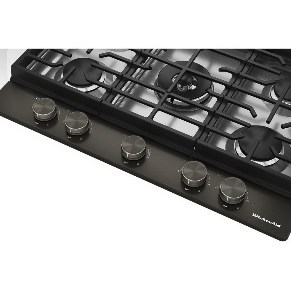 KitchenAid® 30 in. Gas Cooktop with 5 Burners and Integrated Wok Grate