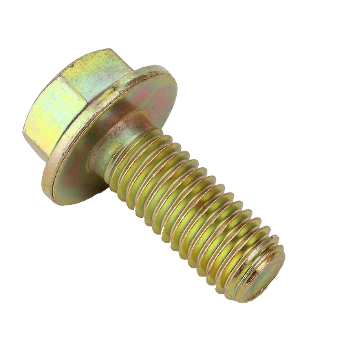 Hex head metal screw with built-in flange, suitable for tools and home improvement applications