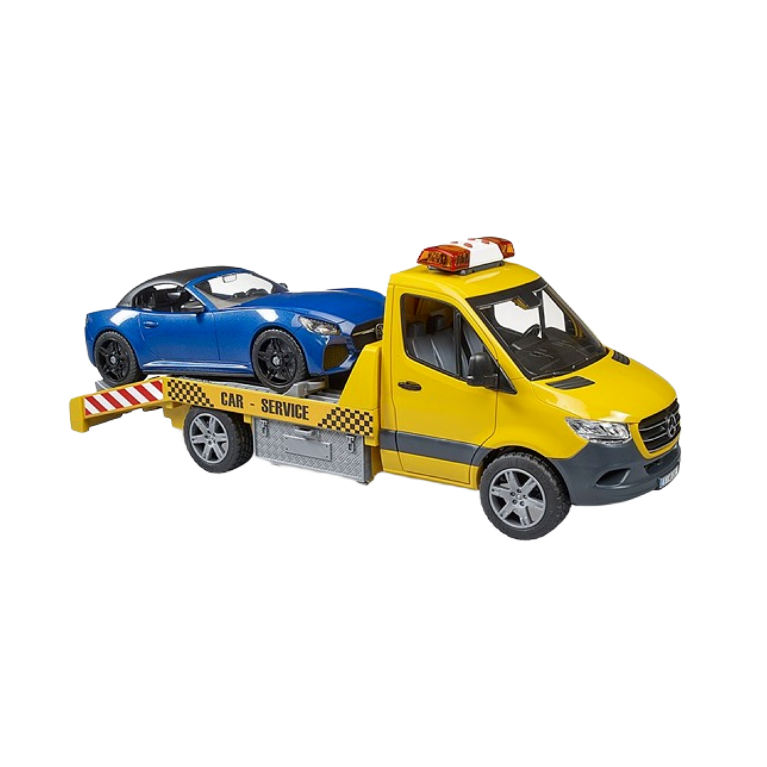 Bruder MB Sprinter Car Transporter and Bruder Roadster