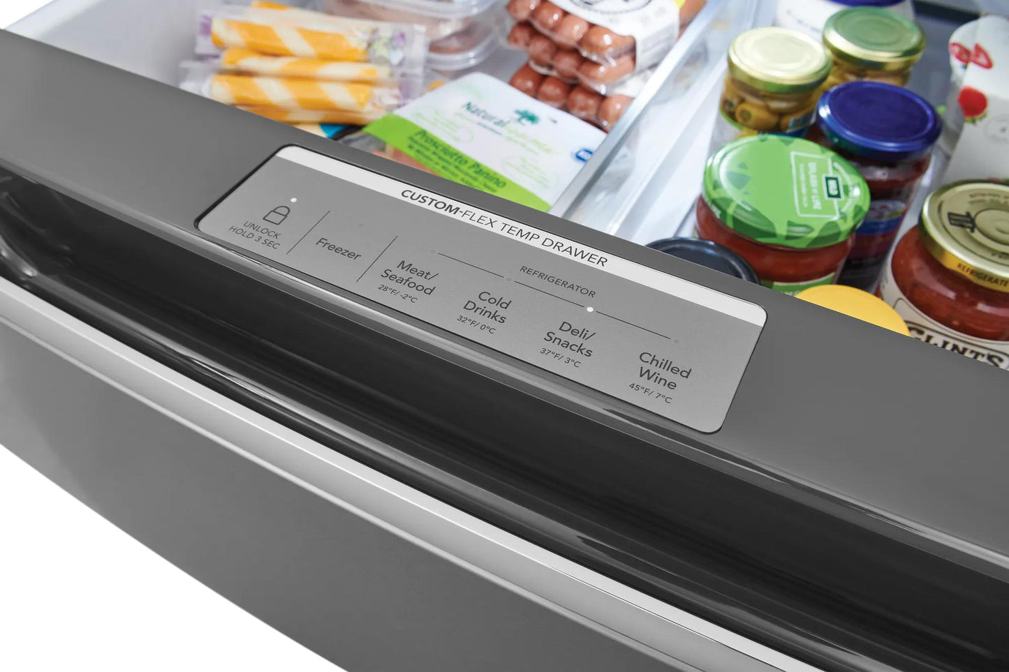 22 Cu. Ft. Counter-Depth 4-Door French Door Refrigerator