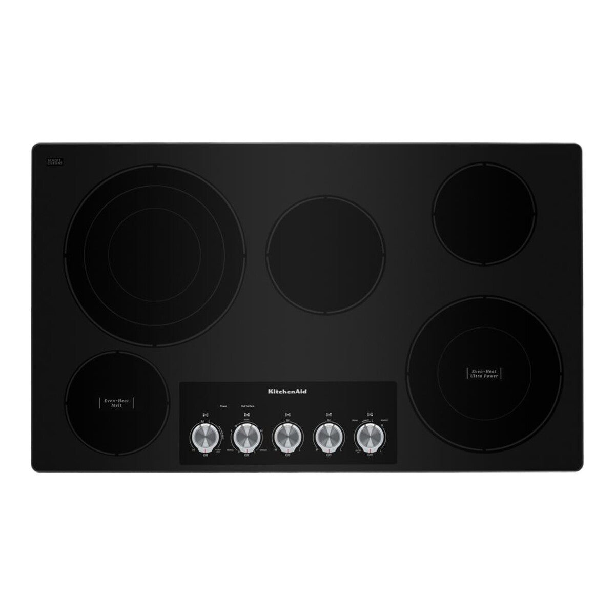 36" Electric Cooktop with 5 Elements and Knob Controls