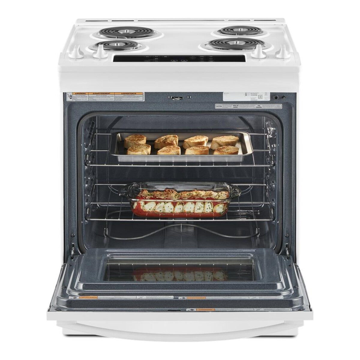 4.8 Cu. Ft. Whirlpool® Electric Range with Frozen Bake™ Technology