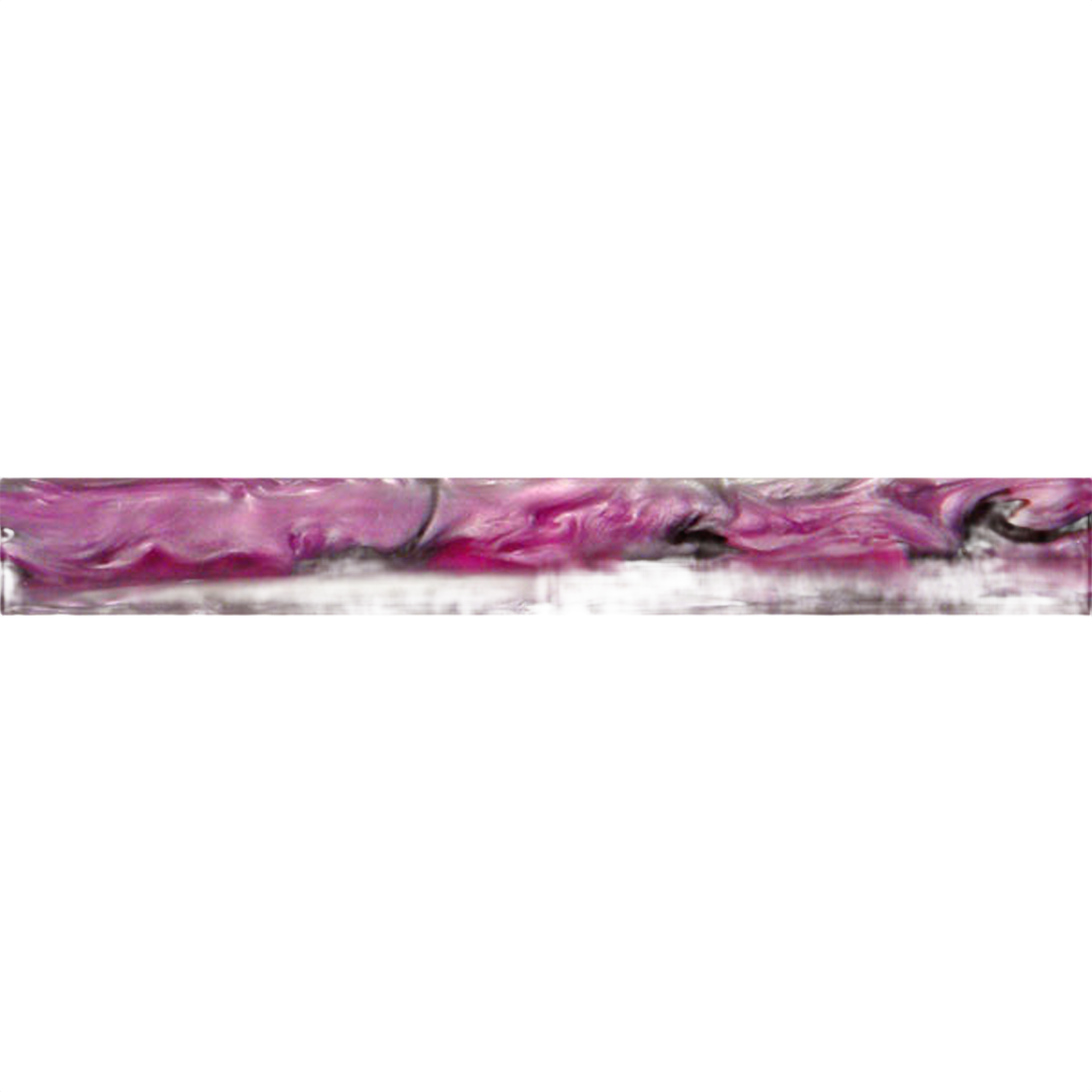 Magenta acrylic pen blank with swirling patterns for woodworking tools and turning projects in under $50 collections
