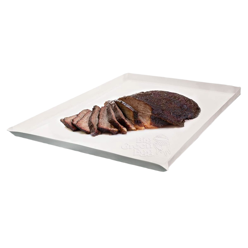 Oversized coated disposable cutting board with sliced grilled meat for outdoor living and grilling accessories under $50