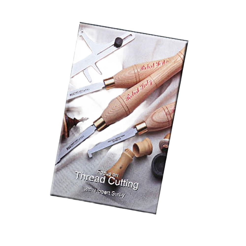 Instructional DVD cover showing thread cutting tools with wooden handles for woodworking under $50 Home Improvement tool