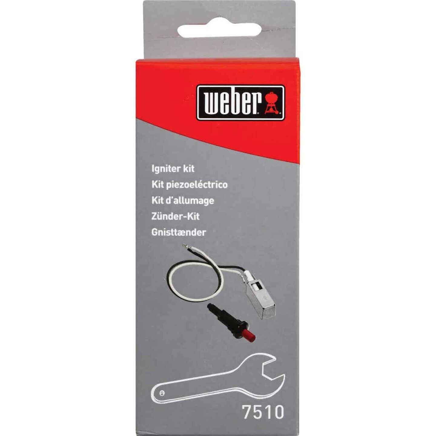Compact igniter kit with wiring and spark module for grill accessories in outdoor living and grilling tools collections