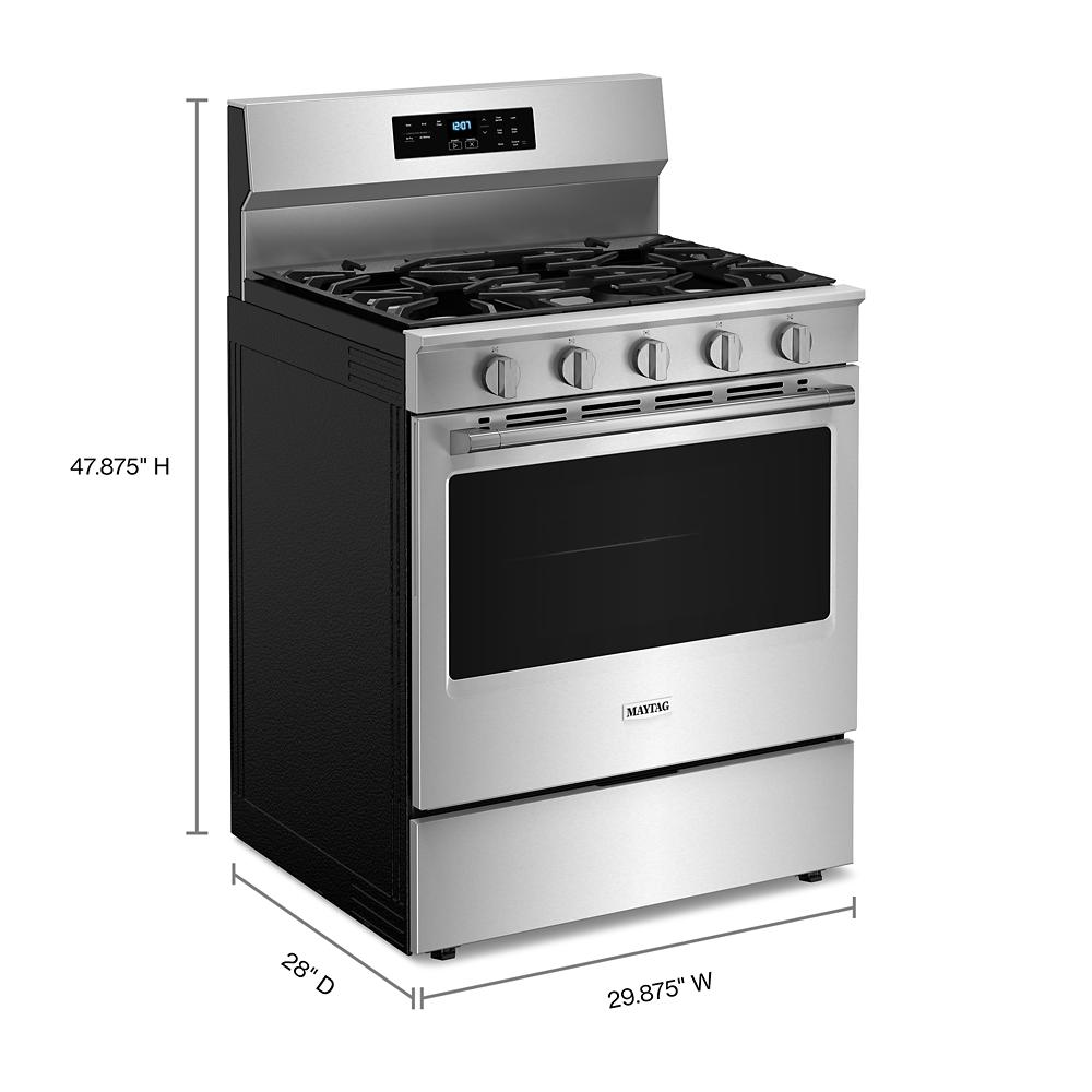 30-Inch Wide Gas Range With No Preheat Air Fry and Air Baking - 5.0 cu. ft.