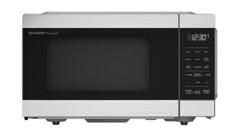 Stainless steel microwave with digital controls and 10.6-inch turntable from Kitchen & Kitchenware collections