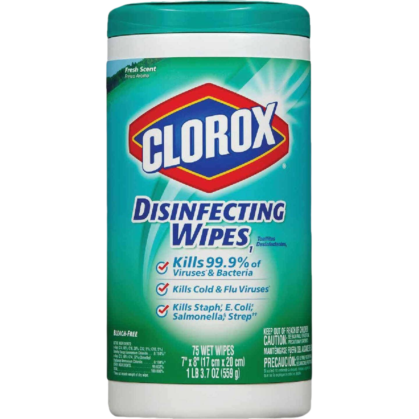Container of Clorox fresh scent disinfecting wipes for household cleaning and disinfecting tasks under $25 collections