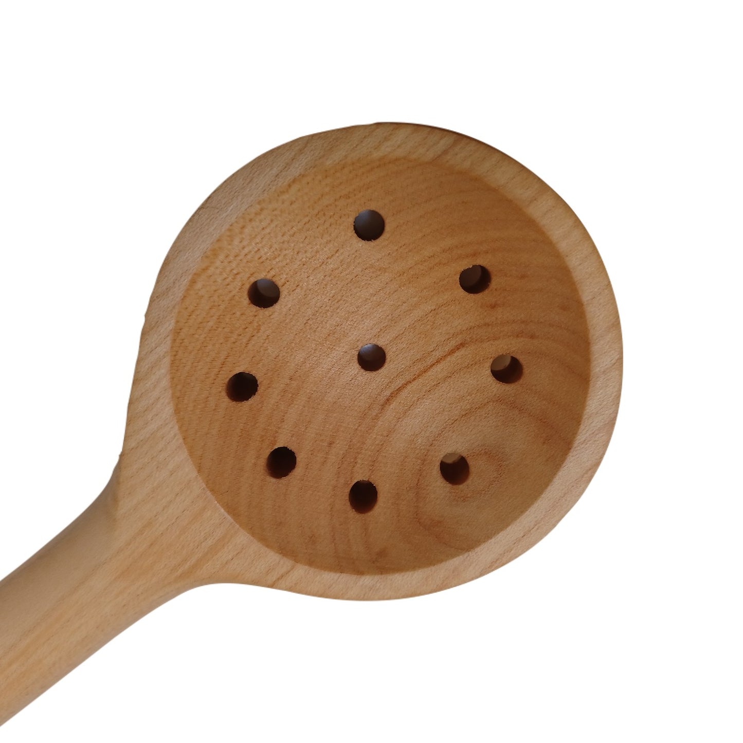 Handcrafted solid American Hard Maple wooden slotted spoon for Kitchenware and cooking utensils under $50