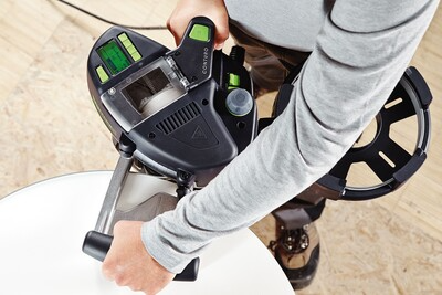 Festool 576577 KA 65 Conturo Edge Bander Only used by person installing edge banding on wood panel