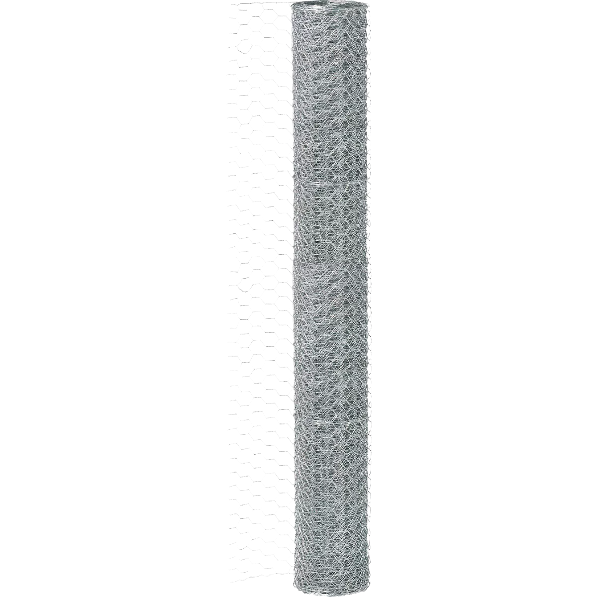 Rolled galvanized wire netting with hexagonal pattern for outdoor and home improvement fencing projects