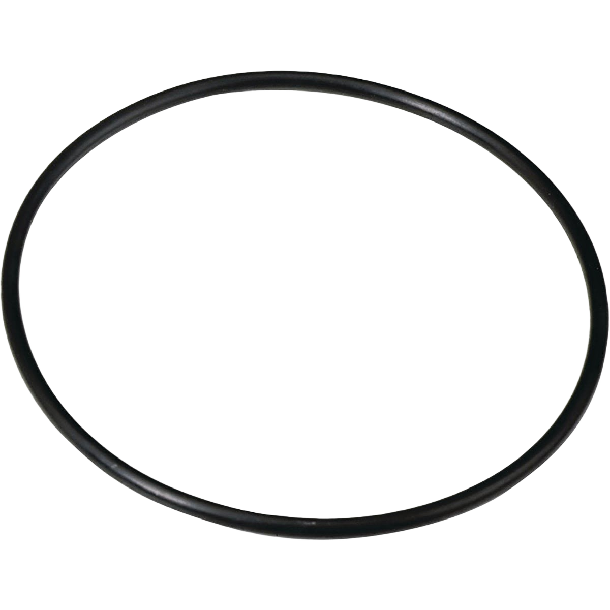 Black rubber replacement O-ring for whole house water filtration systems and home improvement repairs