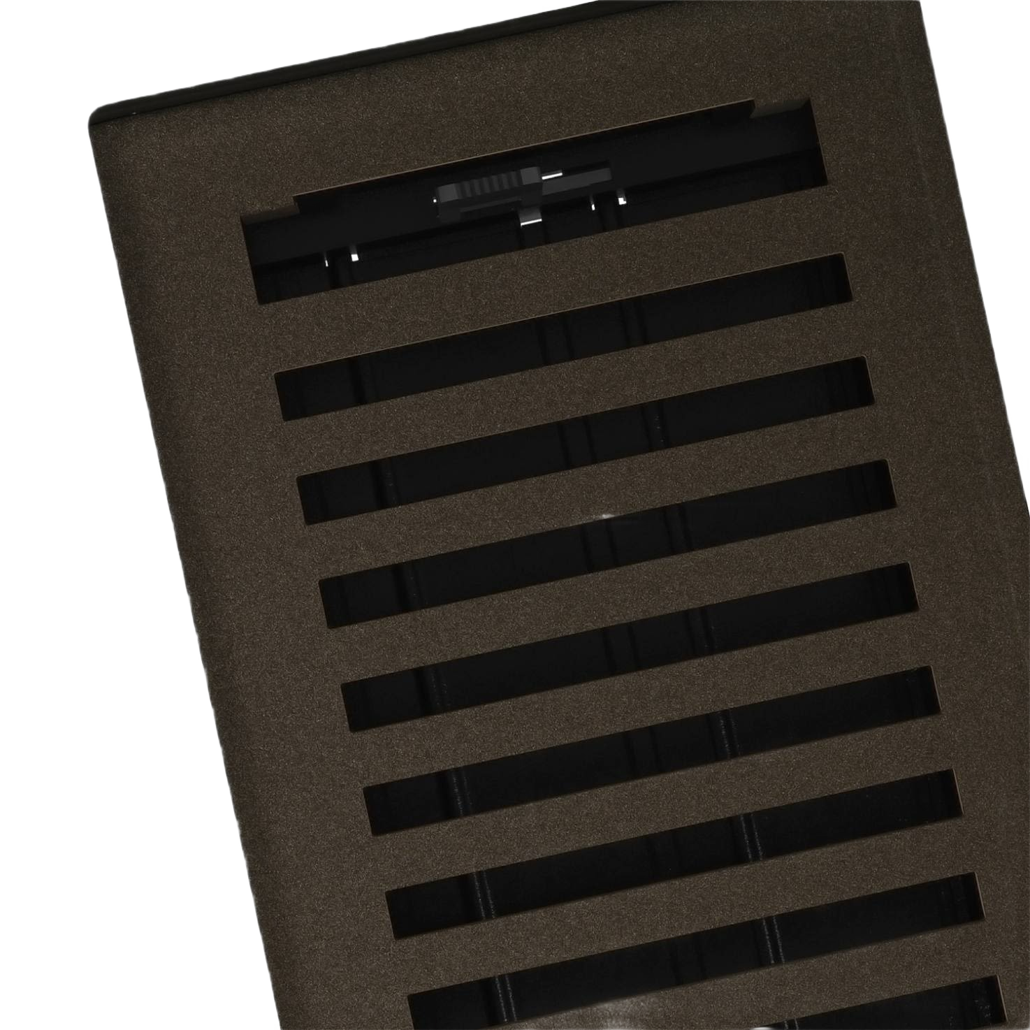 Bronze age Montezuma floor register with solid steel face and adjustable vent for plumbing and home improvement under $50