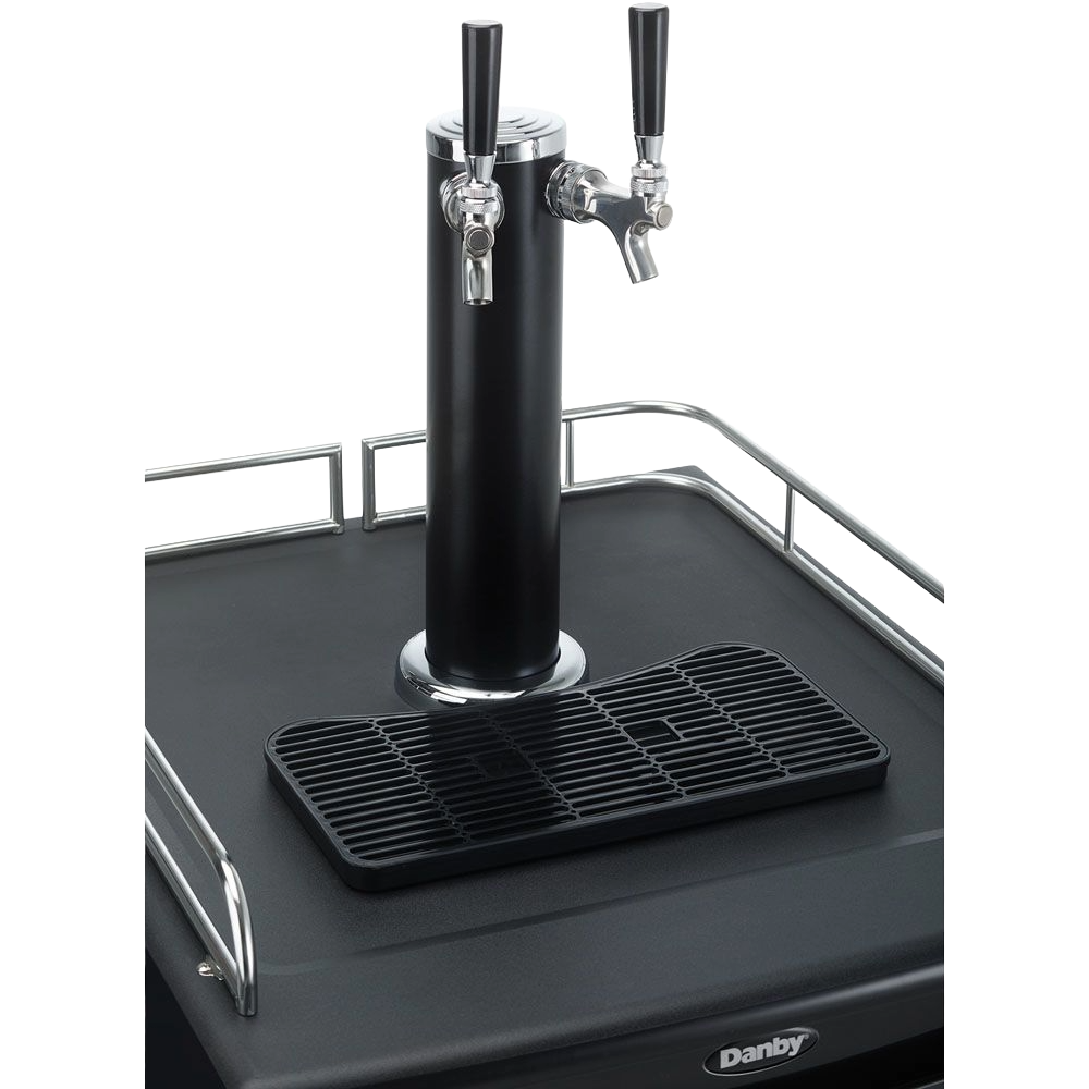5.4 CuFt. Dual-Tap Beer Keg Cooler, Worktop