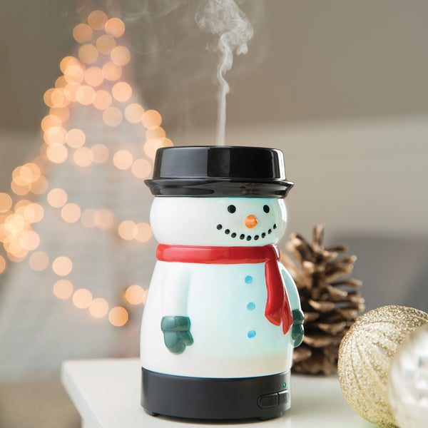Candle Warmers Etc. Medium Snowman Diffuser for Holidays