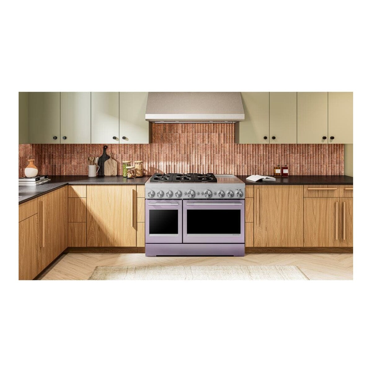 48-Inch 6 Burner Commercial-Style Dual Fuel Range with Griddle