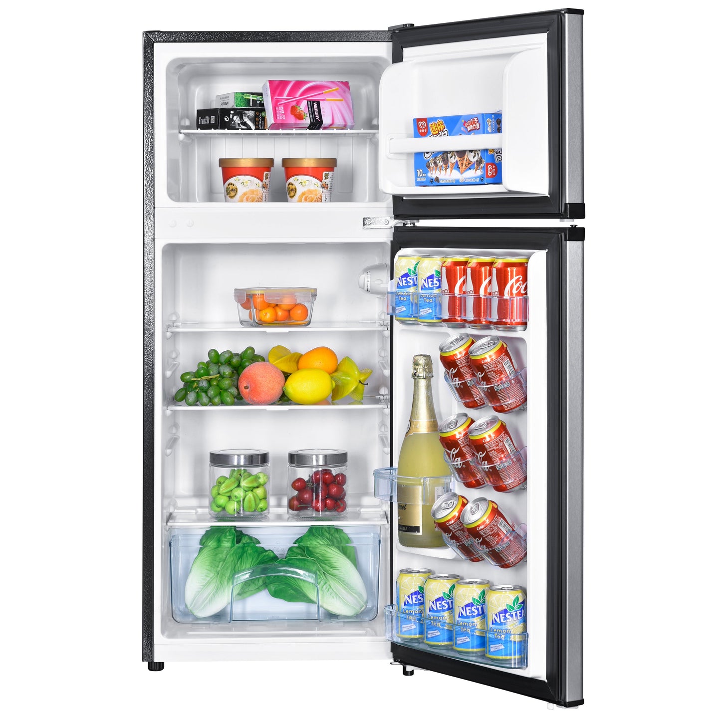 Avanti Compact Refrigerator - Stainless Steel