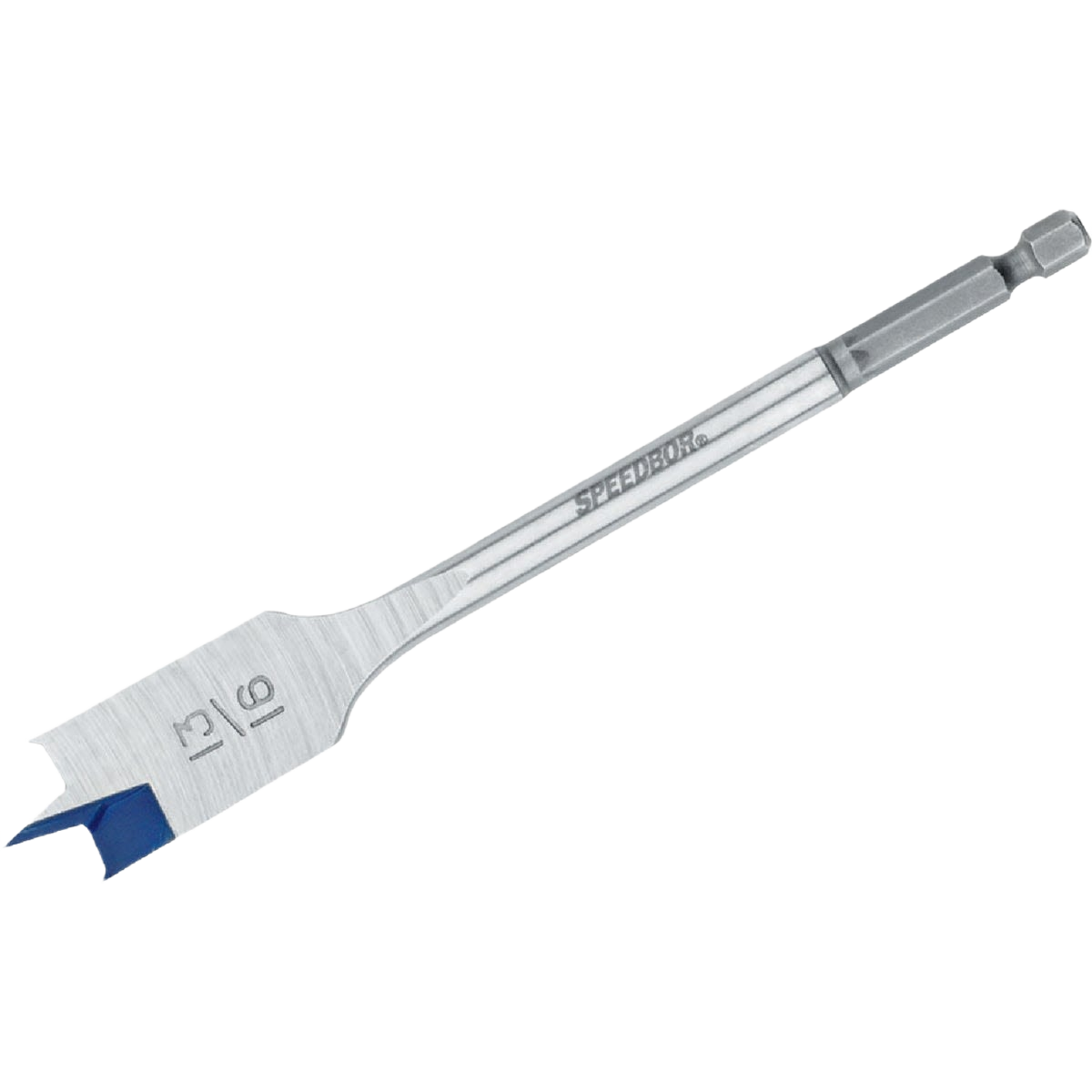 Irwin Speedbor spade bit with Blue-Groove tip for faster drilling, in tool accessories and drill bits collections